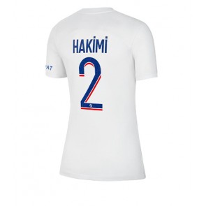 Paris Saint-Germain Achraf Hakimi #2 Tredjedrakt Kvinner 2022-23 Kortermet